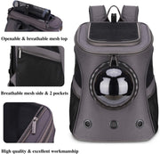 The big Meow Backpack - Charcoal Grey